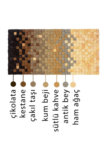 Bellis Mosaic Wood Wall Art