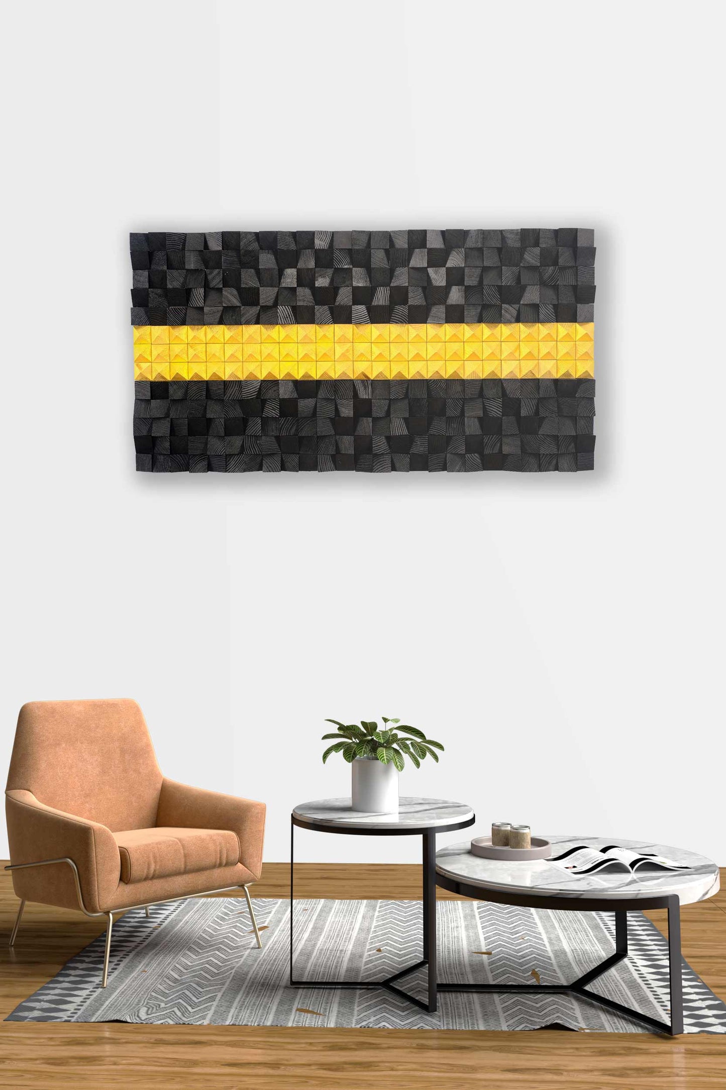 Hera Mosaic Wood Wall Art