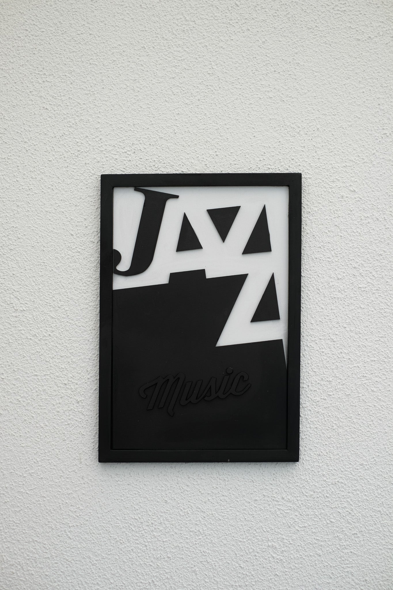 JAZZ music - Single Wooden Wall Art