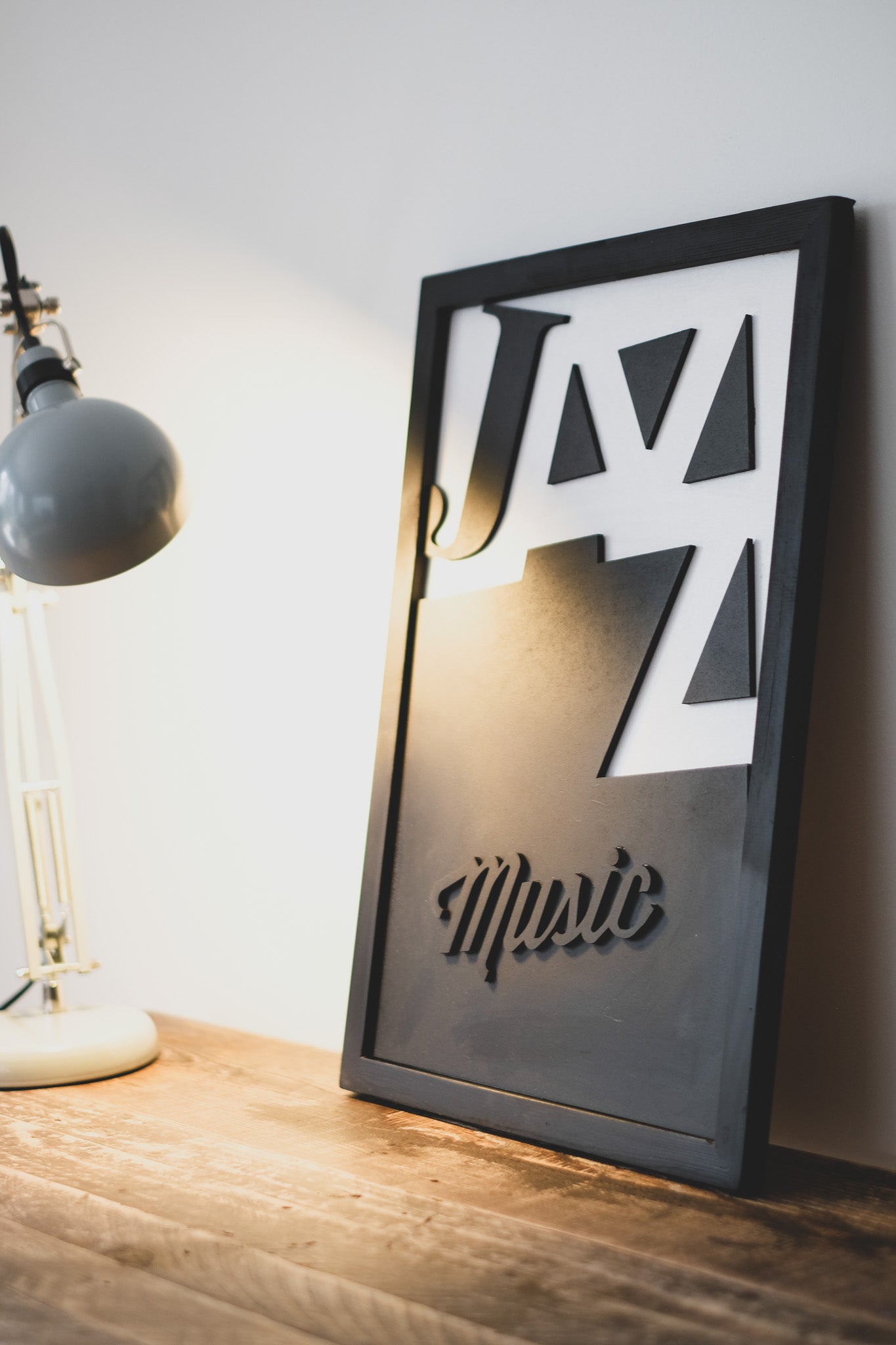 JAZZ music - Single Wooden Wall Art