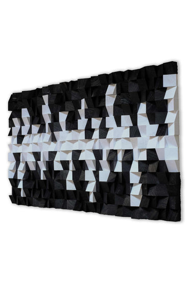 Soundwave Mosaic Wood Wall Art