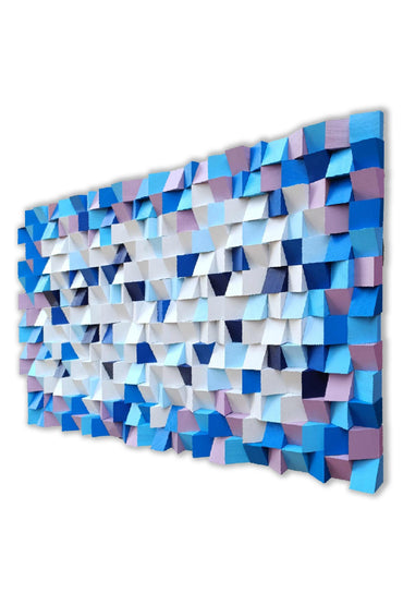 Neptün Mosaic Wood Wall Art