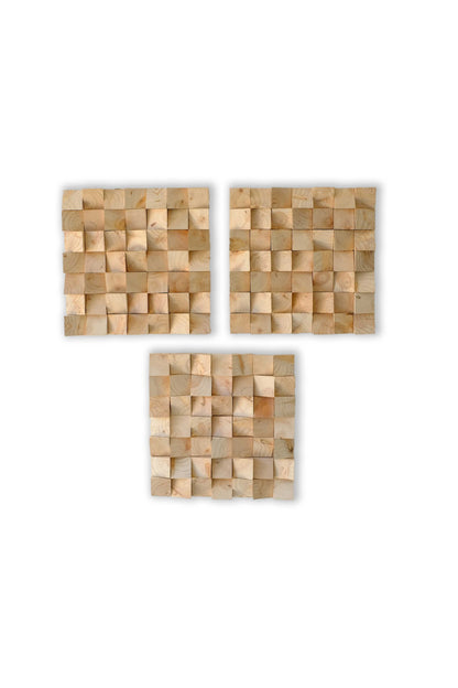 Seda Mosaic Wood Wall Art