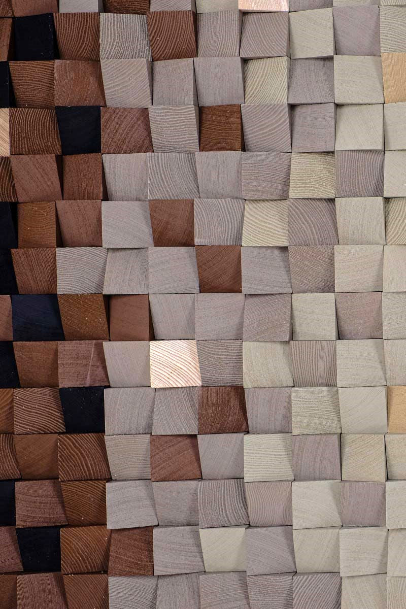 Bellis Mosaic Wood Wall Art