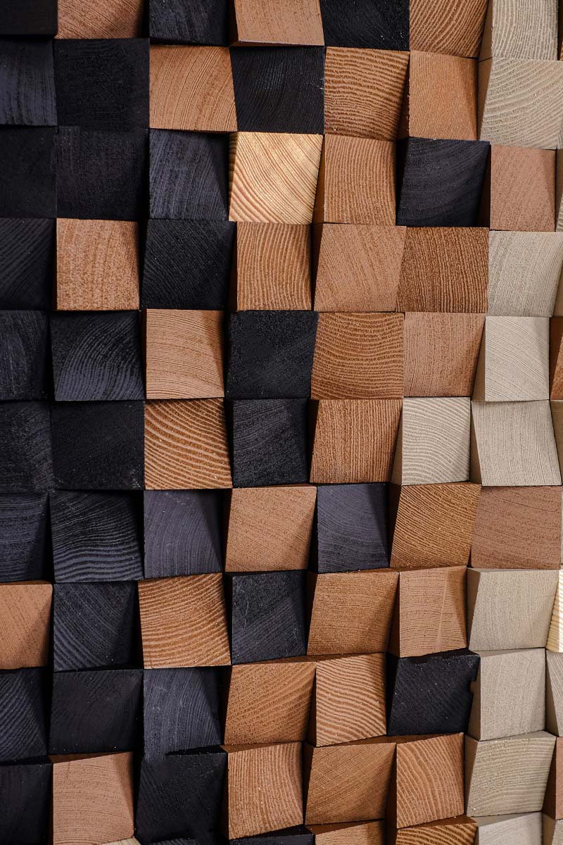 Bellis Mosaic Wood Wall Art