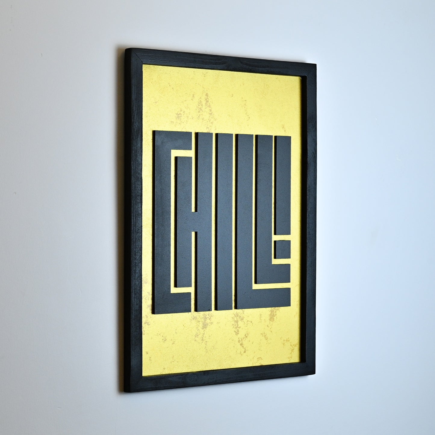 CHILL GOLD - Single Wooden Wall Art