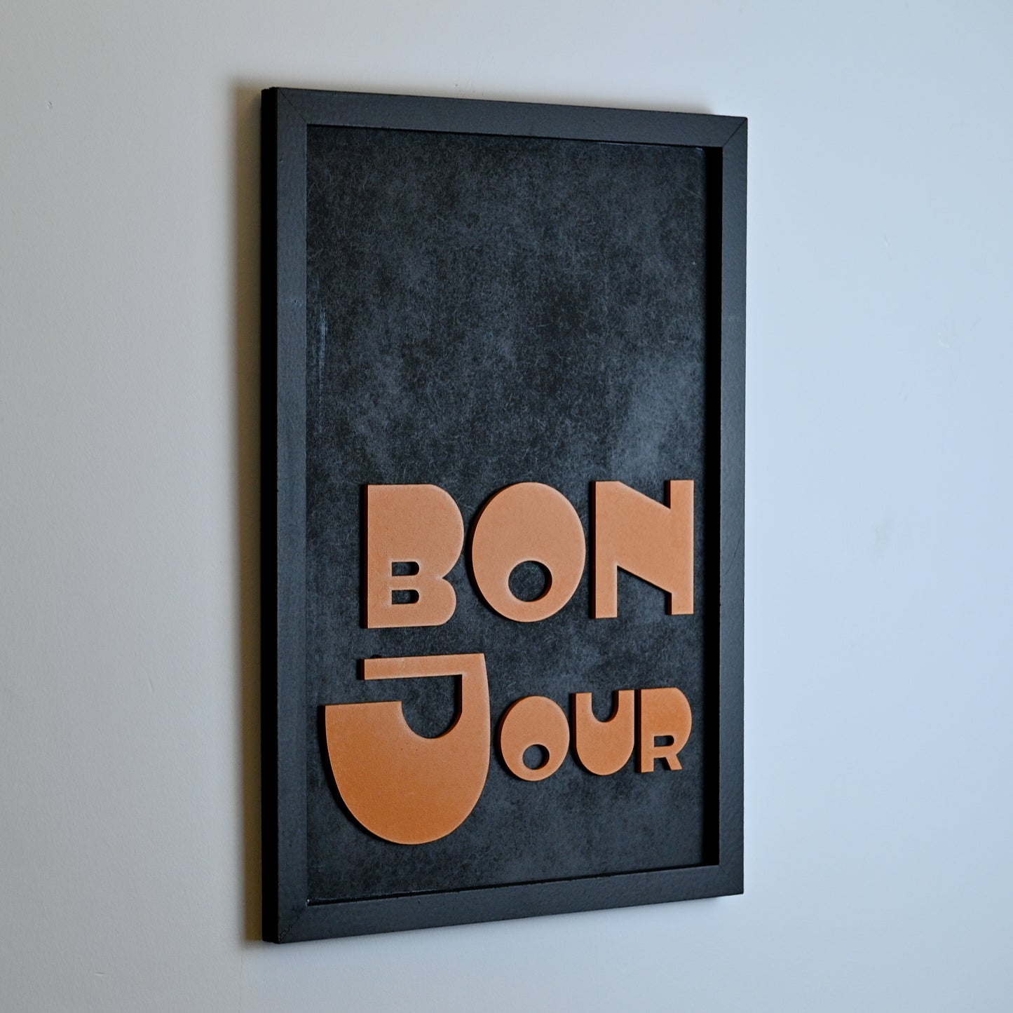 Bon Jour (Ginger) - Single Wooden Wall Art