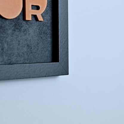 Bon Jour (Ginger) - Single Wooden Wall Art