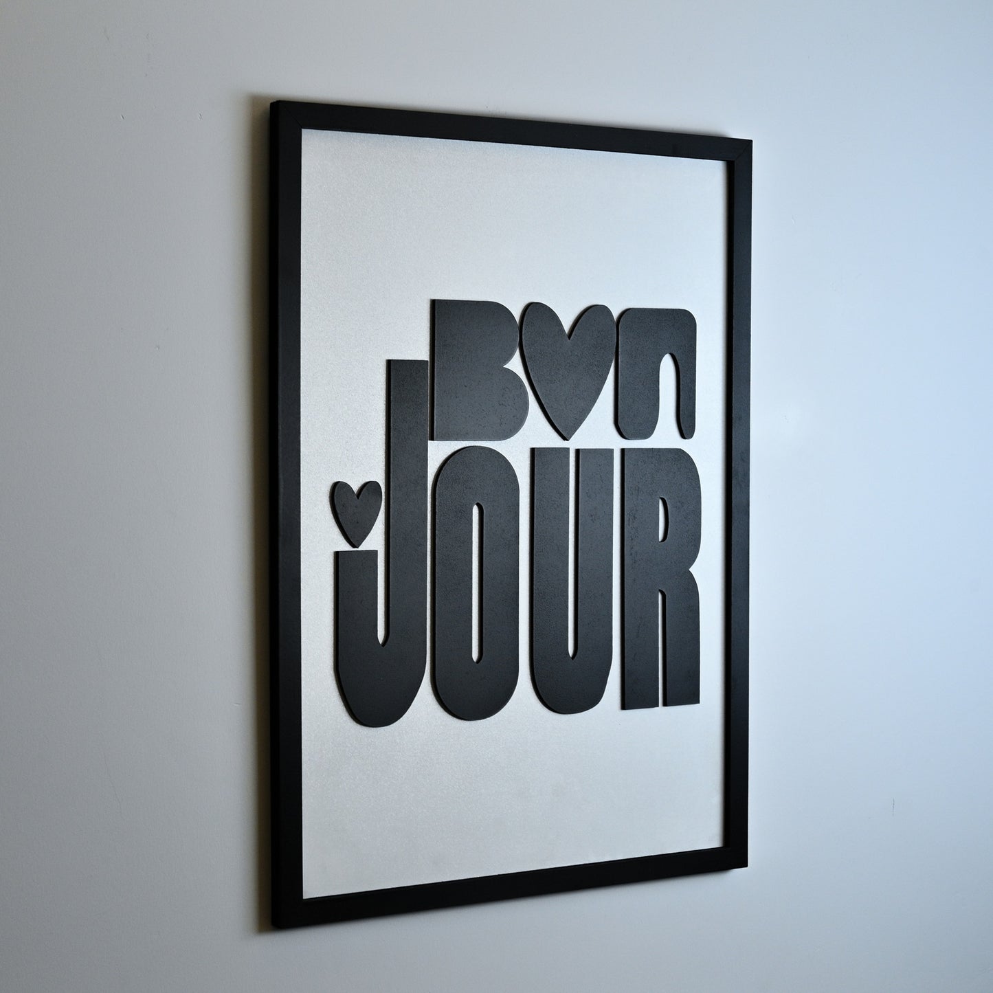 Bon Jour  - Single Wooden Wall Art