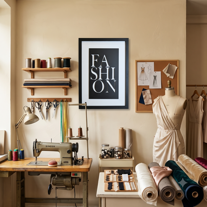 FASHION BLACK  - Single Wooden Wall Art