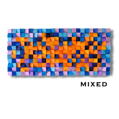 Custom Handmade Mosaic Wood Wall Art – Acoustic Panel