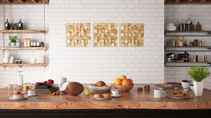 Seda Mosaic Wood Wall Art