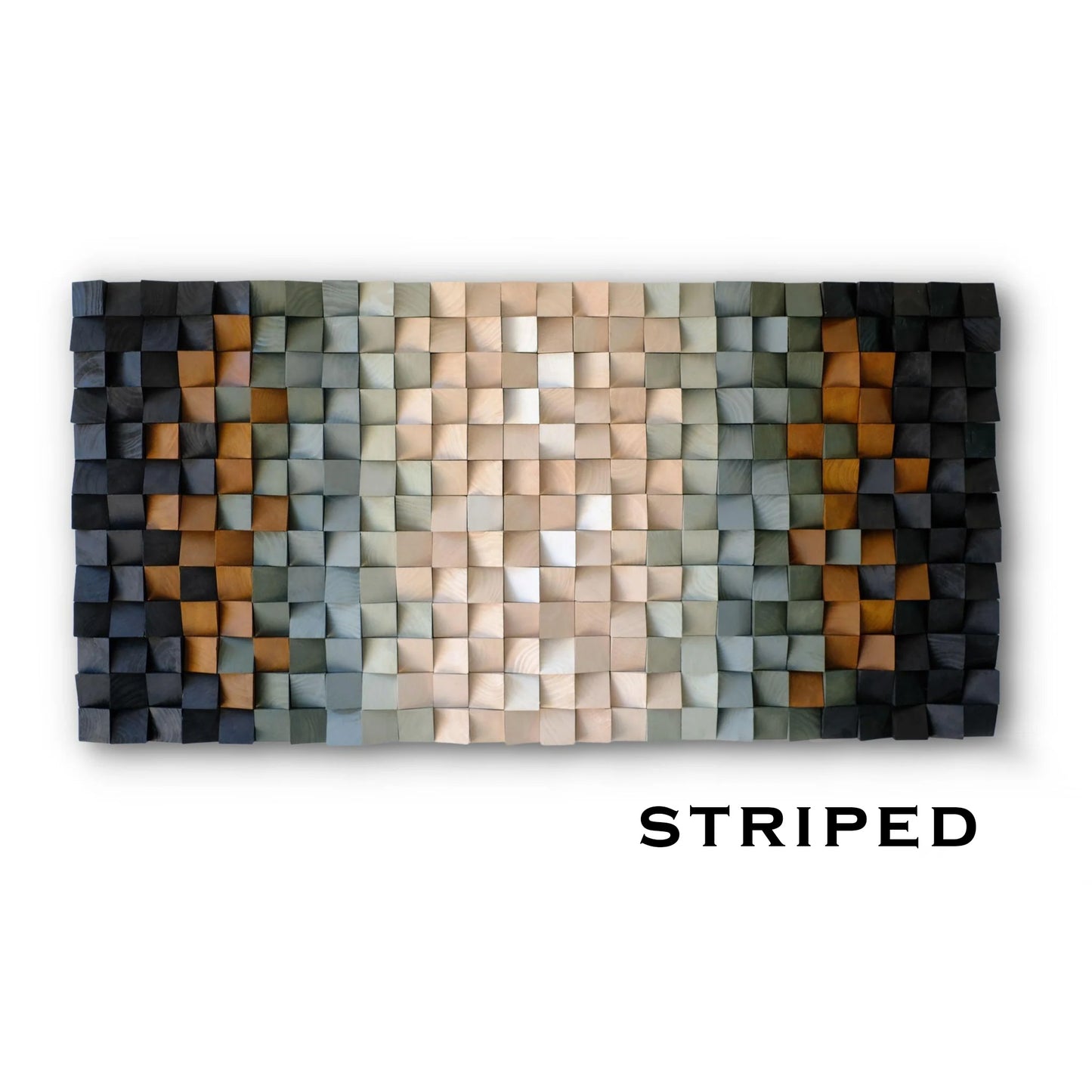Custom Handmade Mosaic Wood Wall Art – Acoustic Panel